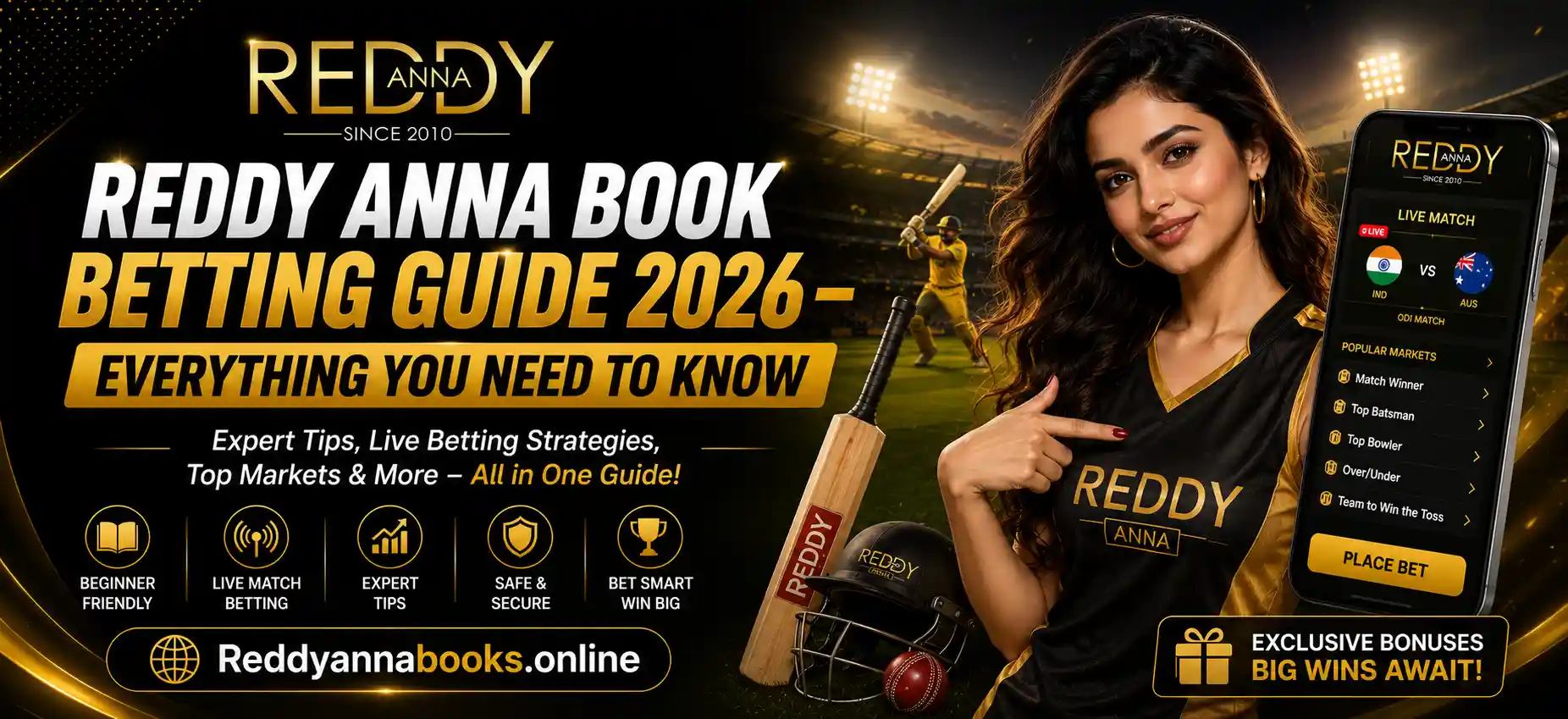 Reddy Anna Betting Guide Banner by reddyannabooks.online
