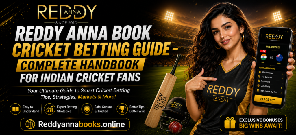 Reddy Anna Cricket Betting Guide Banner by reddyannabooks.online